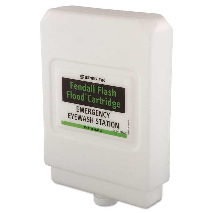 Fendall Flash Flood Eyewash Station Refill Cartridge, 1 gal, 4/Carton