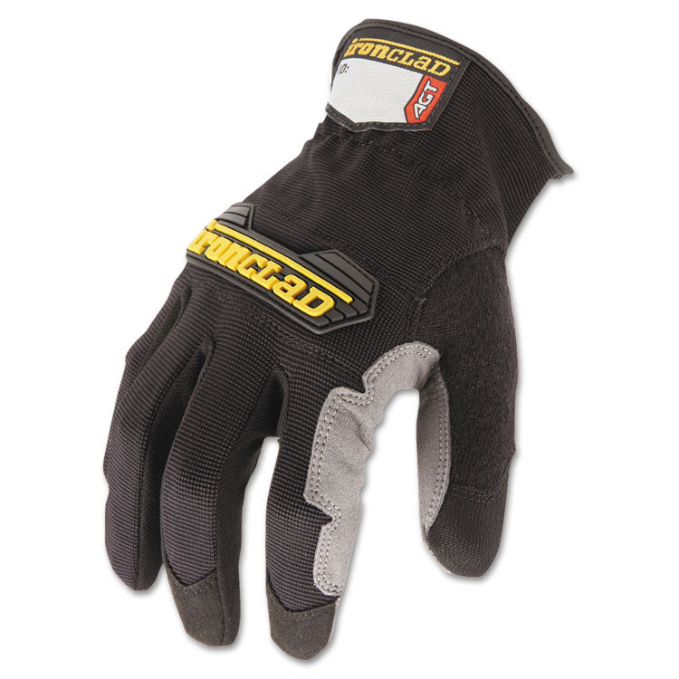 Workforce Gloves, EN388: 3121, X-Large, Gray/Black, Pair