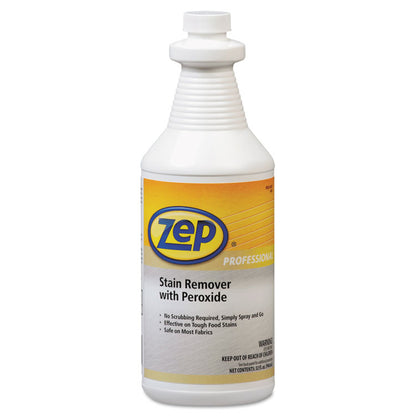 Stain Remover with Peroxide, Unscented, 32 oz Bottle, 6/Carton