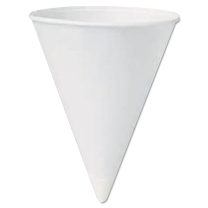 Paper Cone Water Cups, 4 oz, White, 200/Carton