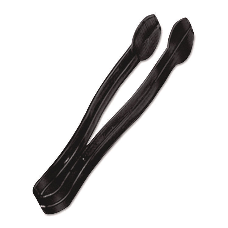 Caterline Tongs, Plastic, 9", Black, 48/Carton