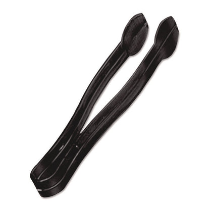 Caterline Tongs, Plastic, 9", Black, 48/Carton