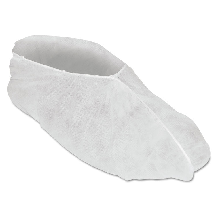 A20 Breathable Particle Protection Shoe Covers, One Size Fits Most, White, 300/Carton