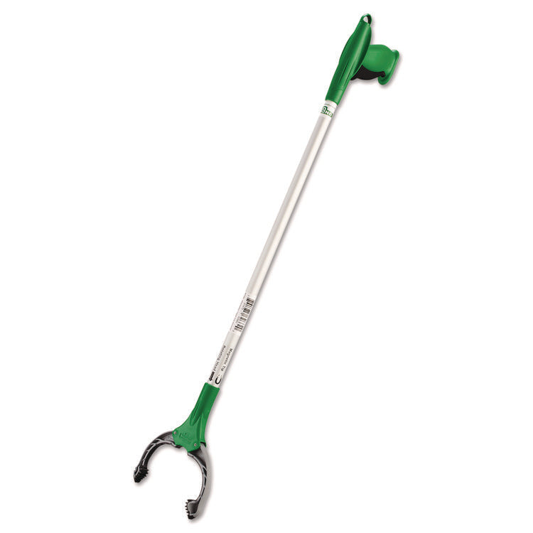 Nifty Nabber Trigger-Grip Extension Arm, 2.6 ft, Aluminum/Green
