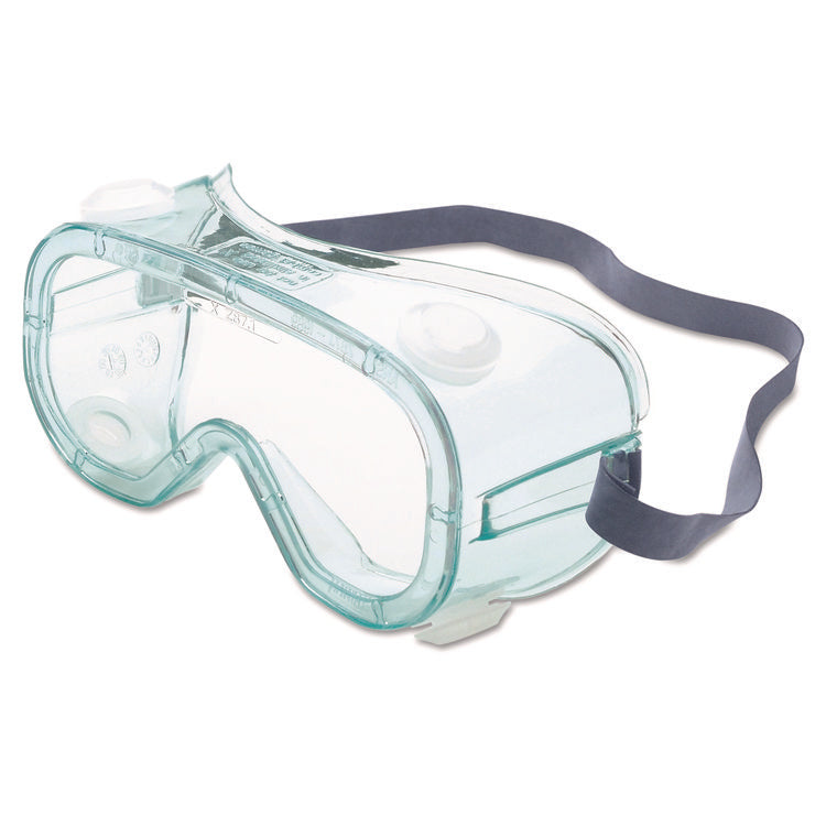A610S Safety Goggles, OTG, Clear Anti-Fog Lens, Translucent Green Frame