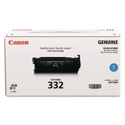 6262B012 (332) Toner, 6,400 Page-Yield, Cyan