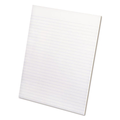 Glue Top Pads, Narrow Rule, (50) White 8.5 x 11 Sheets, Dozen