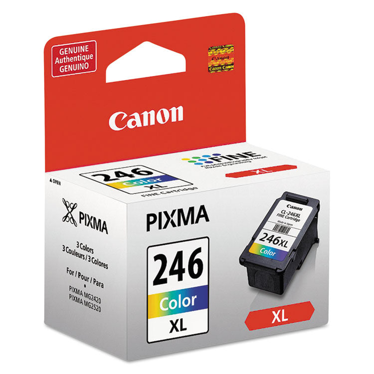 8280B001 (CL-246XL) ChromaLife100+ High-Yield Ink, 300 Page-Yield, Tri-Color