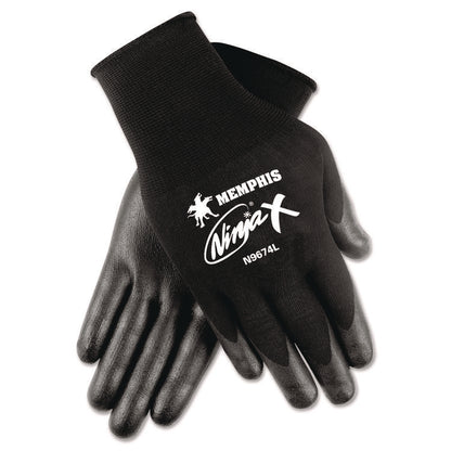 Ninja X Gloves, EN388: 412X, Medium, Black, Pair