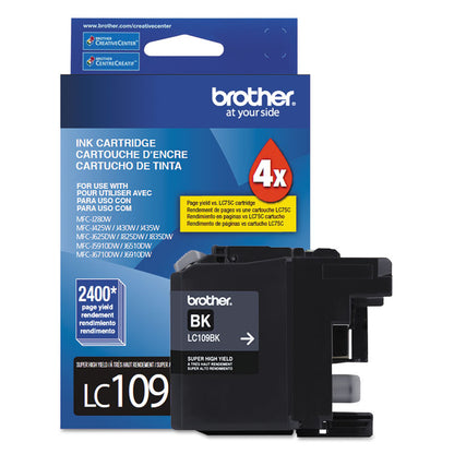 LC109BKS Innobella Super High-Yield Ink, 2,400 Page-Yield, Black