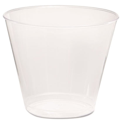 Comet Plastic Tumbler, Squat, 5 oz, Clear, 50/Pack, 20 Packs/Carton