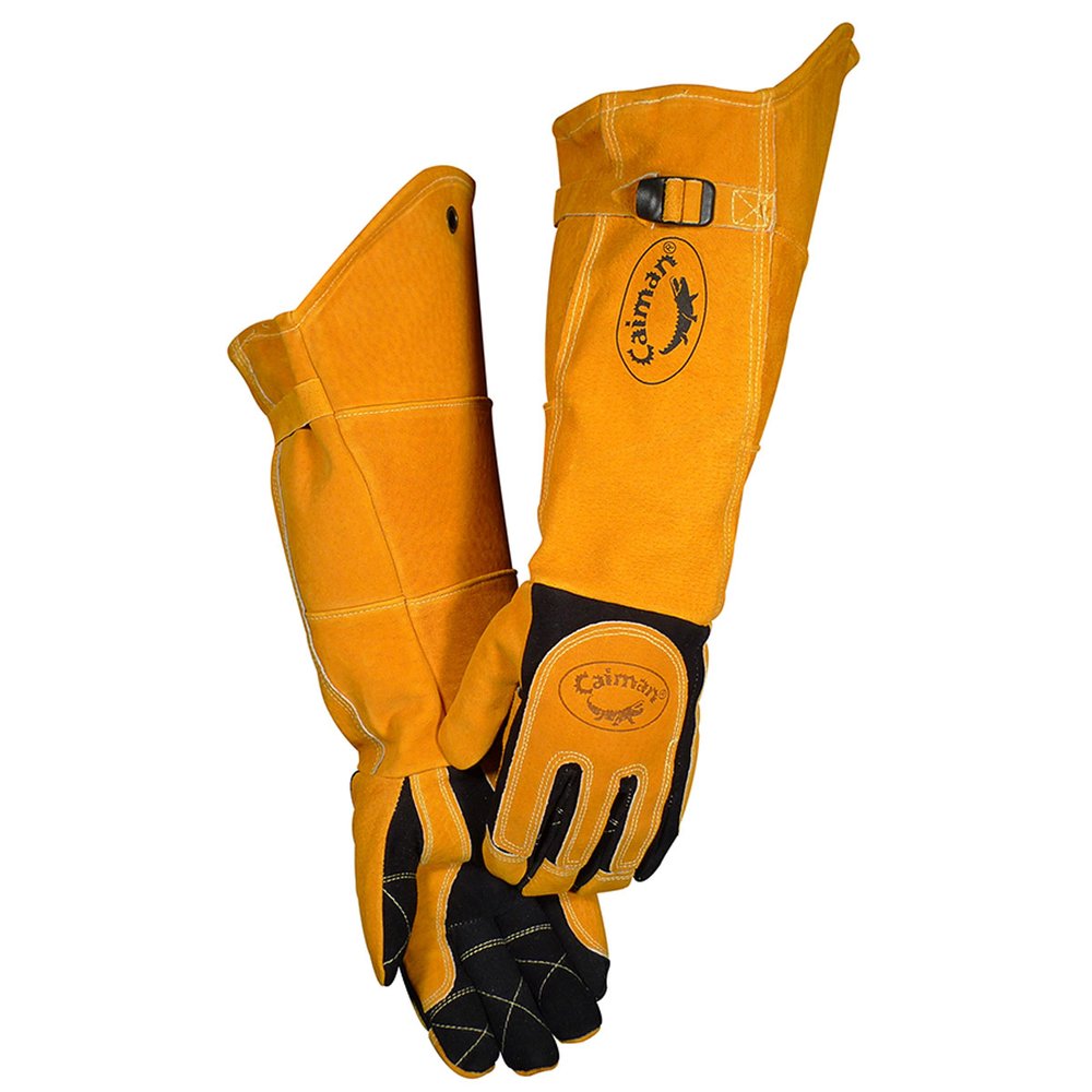 Caiman by PIP Long Weld Glove 21" DEER/PIG (Pair)