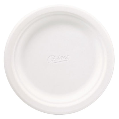 Classic Paper Plates, 6.75" dia, White, 125/Pack, 8 Packs/Carton