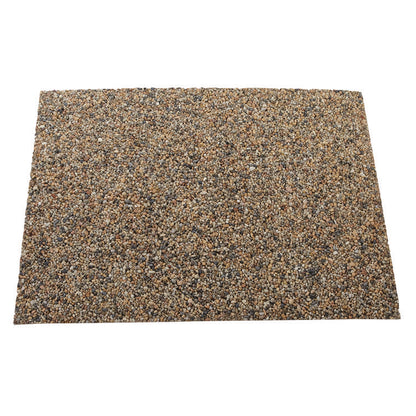 Landmark Series Aggregate Panels for 35 gal Classic Containers, 15.7" x 0.38" x 27.9", River Rock, 4/Carton