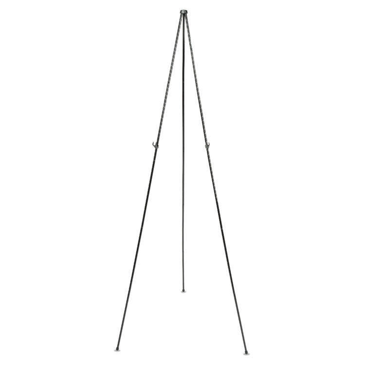 Instant Easel, 62.38" Tall, Metal, Black, Supports Up to 5 lb