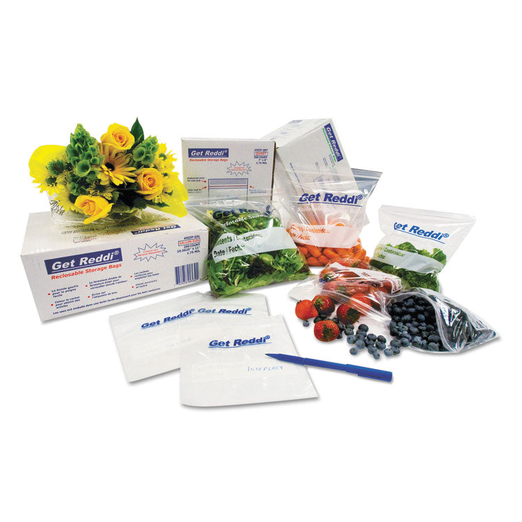 Food Bags, 4.5 gal, 0.68 mil, 10" x 4" x 20", Clear, 1,000/Carton
