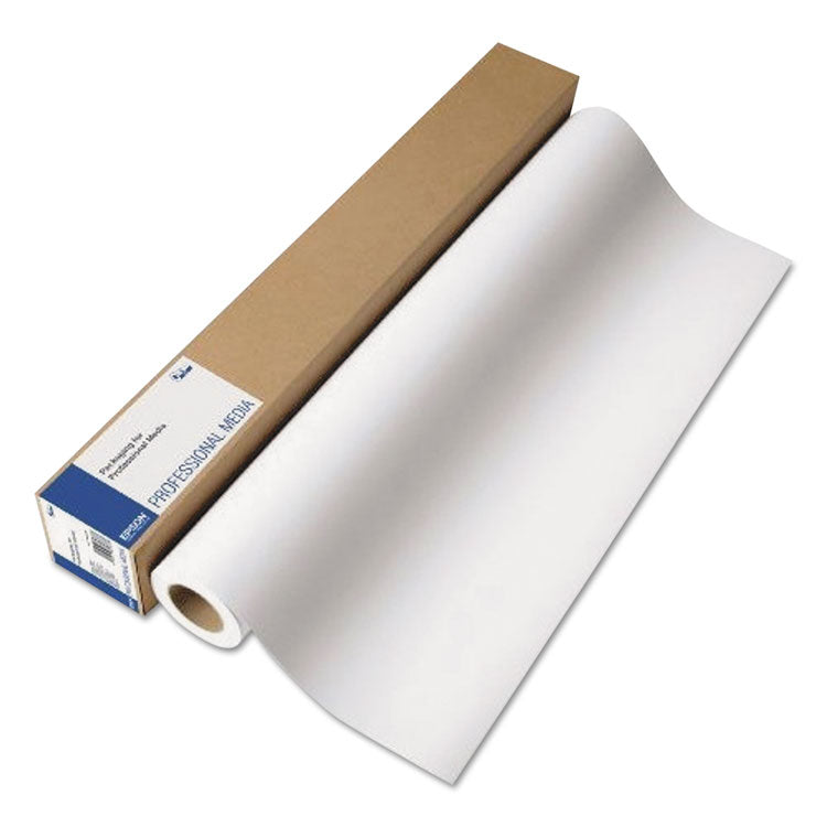 Professional Media Metallic Photo Paper, 10.5 mil, 24" x 100 ft, Luster White