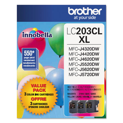 LC2033PKS Innobella High-Yield Ink, 550 Page-Yield, Cyan/Magenta/Yellow