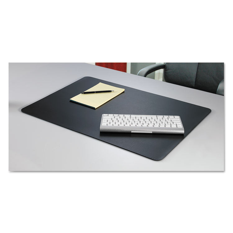 Rhinolin II Desk Pad, Antimicrobial Product Protection, 24" x 17", Black