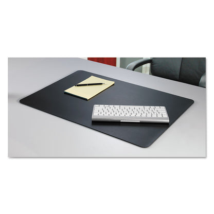 Rhinolin II Desk Pad, Antimicrobial Product Protection, 24" x 17", Black