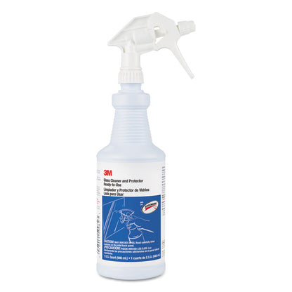 Ready-to-Use Glass Cleaner with Scotchgard, 32 oz Spray Bottle, 12/Carton