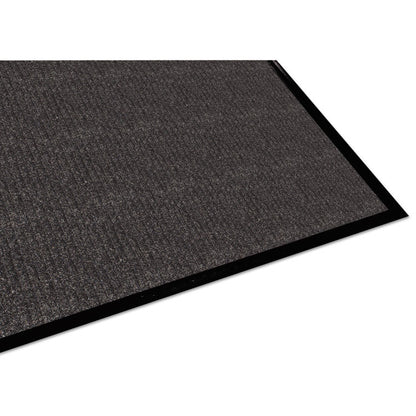 Golden Series Dual Rib Indoor Wiper Mats, Rectangular, Charcoal Gray Carpeted Surface, 36" x 60"