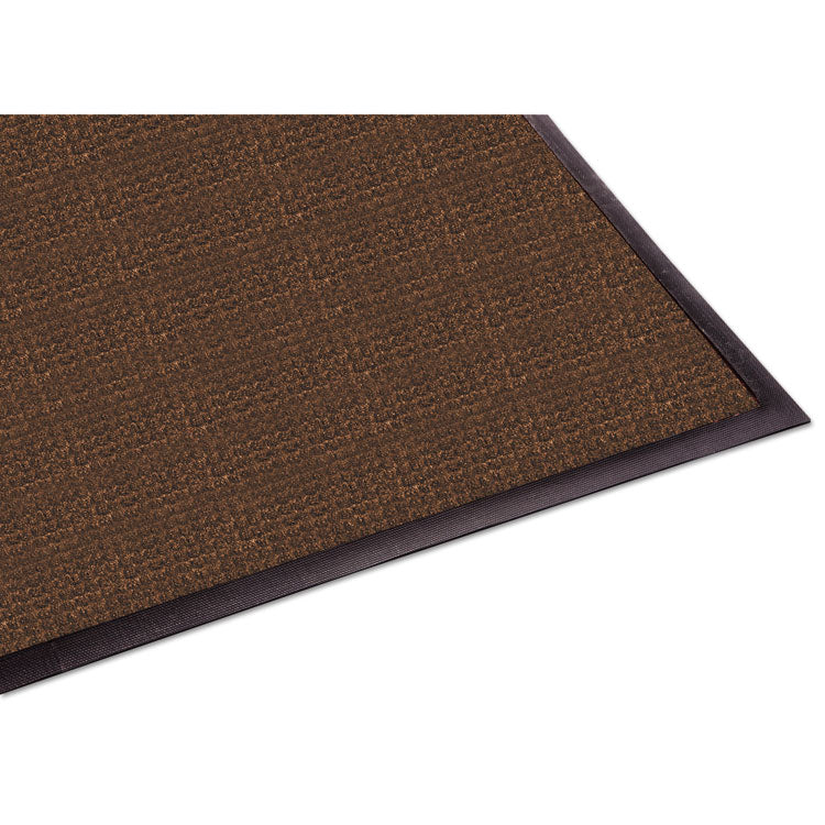 WaterGuard Indoor/Outdoor Scraper Mat, Rectangular, Brown Ridged Needle-Punch Surface, 36" x 10 ft