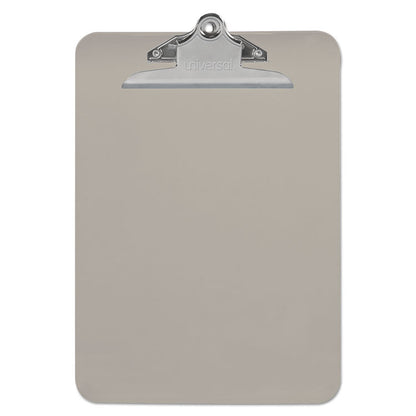 Plastic Clipboard with High Capacity Clip, 1.25" Clip Capacity, Holds 8.5 x 11 Sheets, Translucent Black
