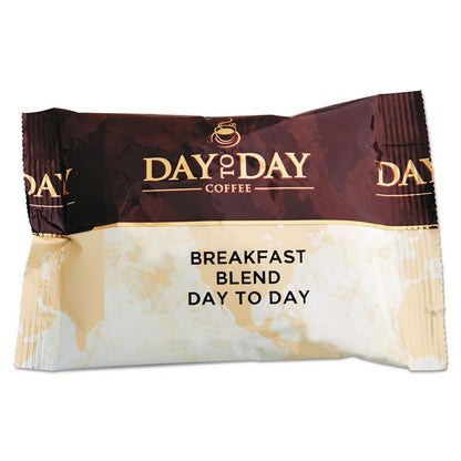100% Pure Coffee, Breakfast Blend, 1.5 oz Pack, 42 Packs/Carton