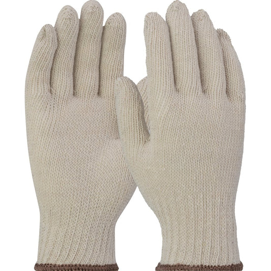 PIP MD WGT Knit Cotton Blendglove - Natural XS, 12 Pairs/Dozen