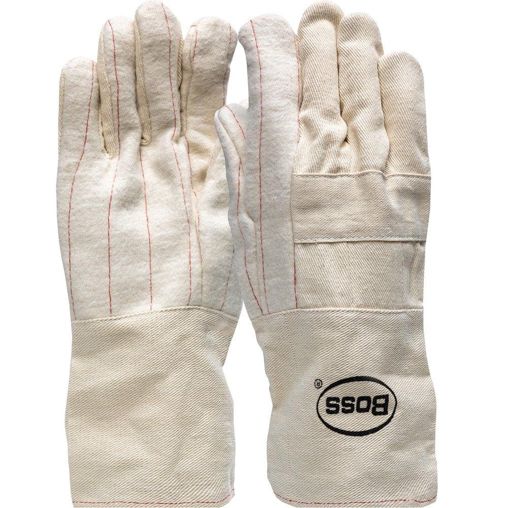 BOSS by PIP 3-PLY HOT Mill Nap-out Lined With Gauntlet Cuff, 12 Pairs/Dozen