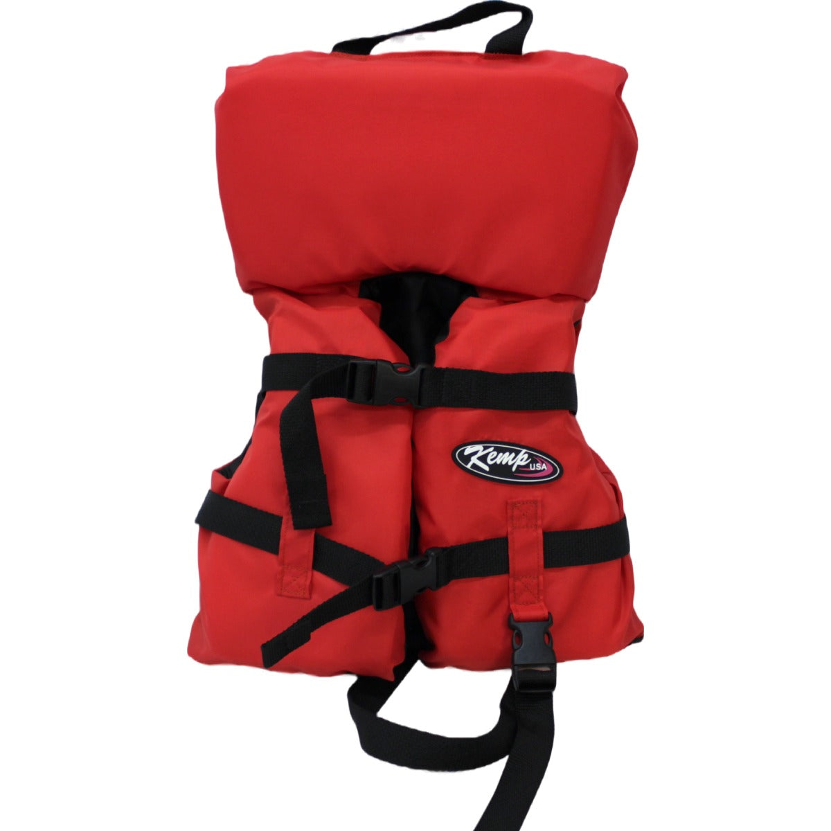 Kemp USA Life Jacket, Red & Black, Infant, USCG, Type II