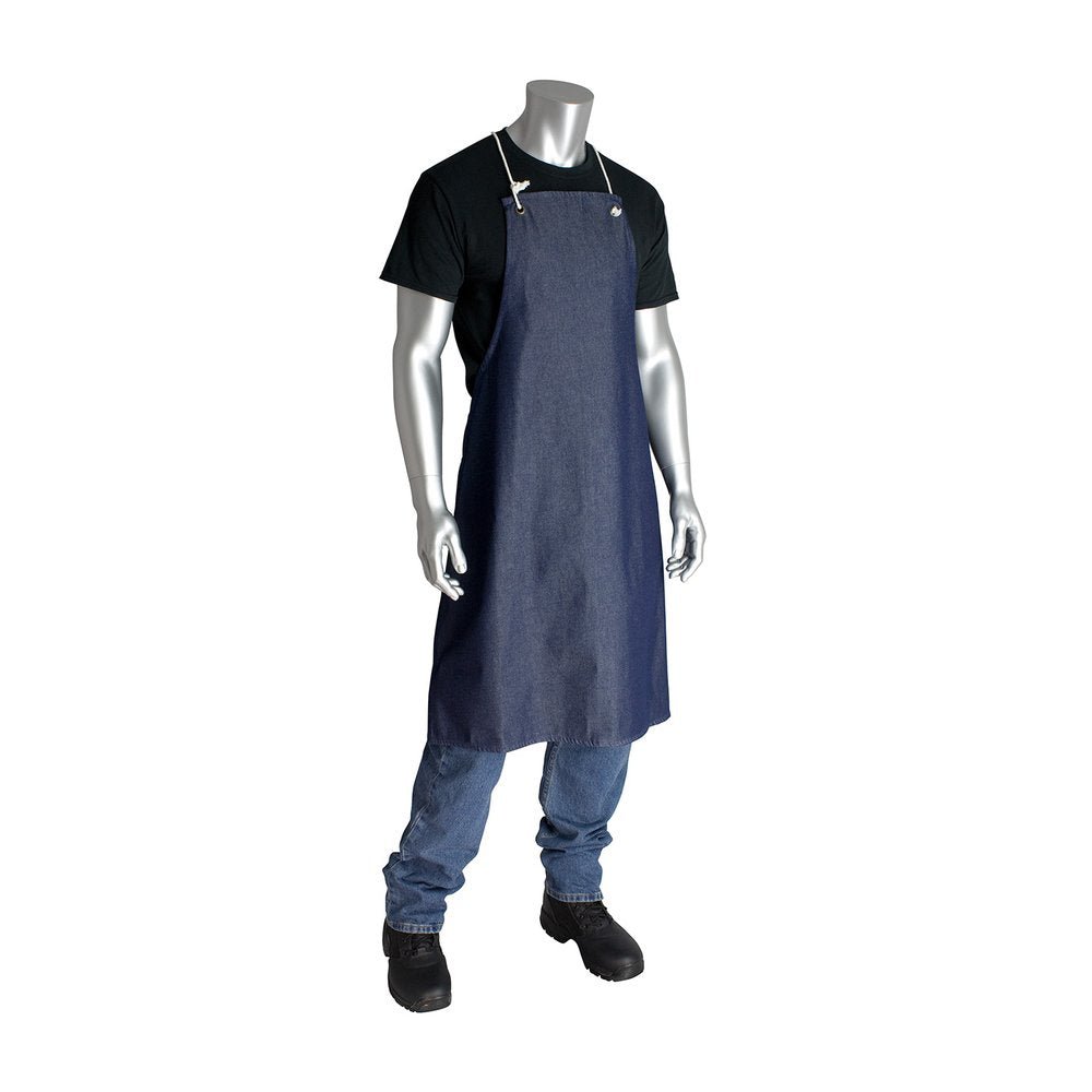PIP Denim Apron - NO Pockets, 12/Dozen