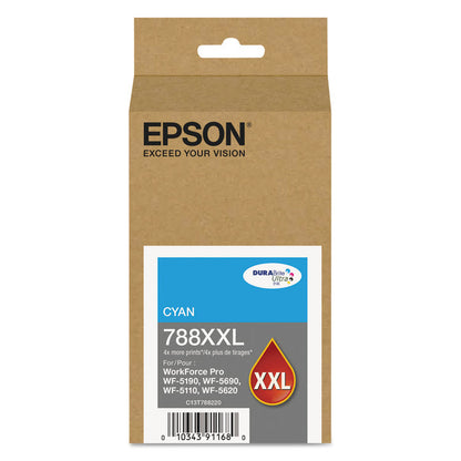 T788XXL220 (788XXL) DURABrite Ultra XL PRO High-Yield Ink, Cyan