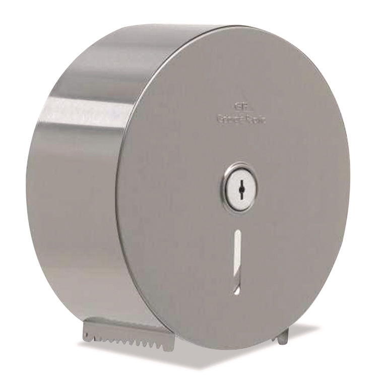 Stainless Steel Jumbo Roll Tissue Dispenser, 10.75 x 4.44 x 10.75, Stainless Steel