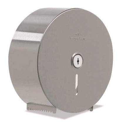 Stainless Steel Jumbo Roll Tissue Dispenser, 10.75 x 4.44 x 10.75, Stainless Steel