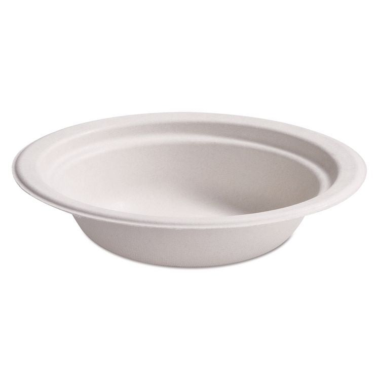 PaperPro Naturals Molded Fiber Dinnerware, Round Bowls, 12 oz, Beige, 125/Bag, 8 Bags/Carton
