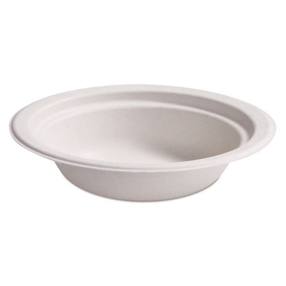 PaperPro Naturals Molded Fiber Dinnerware, Round Bowls, 12 oz, Beige, 125/Bag, 8 Bags/Carton