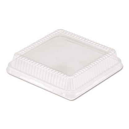 Plastic Dome Lid, 8.25 x 8.25 x 1.5, Clear, 500/Carton