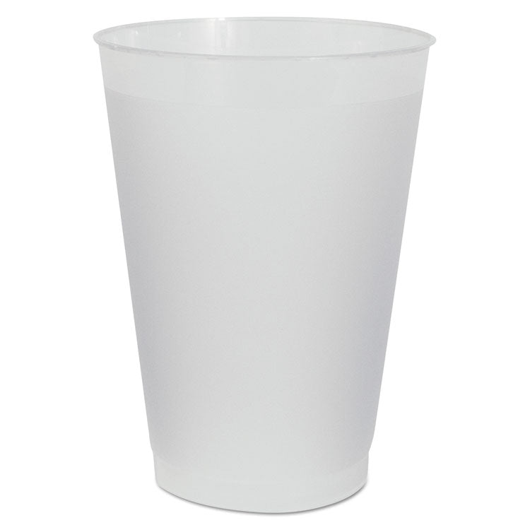 Frost Flex Cups, Cold, 12 oz, Plastic, Frosted, 25/Pack, 20 Packs/Carton