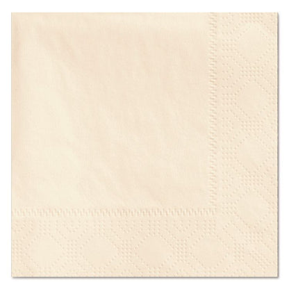 Embossed Beverage Napkins, 2-Ply, 9.5 x 9.5, Ecru, 1,000/Carton