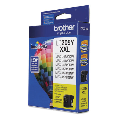LC205Y Innobella Super High-Yield Ink, 1,200 Page-Yield, Yellow
