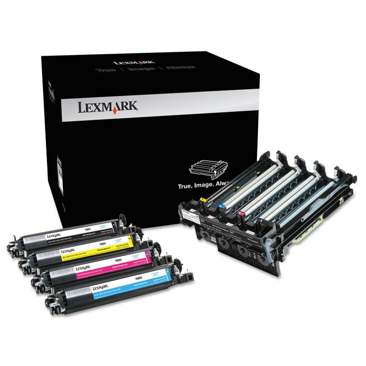70C0Z50 Unison Imaging Unit, 40,000 Page Yield, Black/Tri-Color