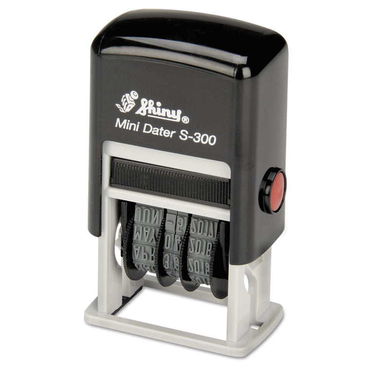 7520013523018, SKILCRAFT Self Inking Line Dater, Red