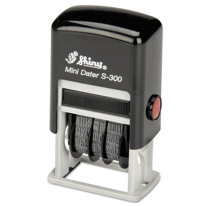 7520013523018, SKILCRAFT Self Inking Line Dater, Red