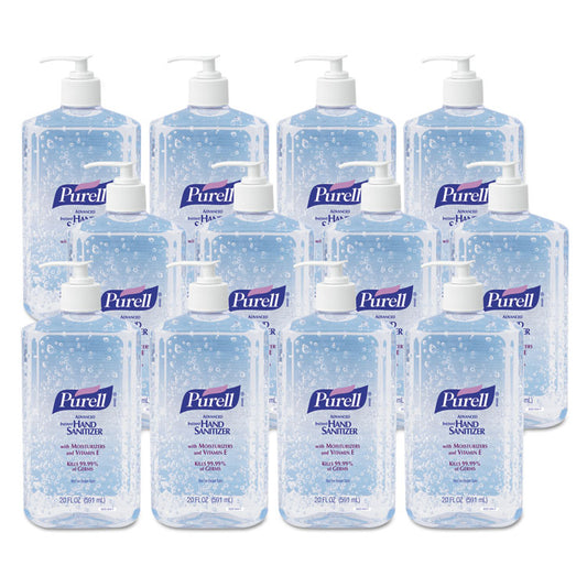 Advanced Hand Sanitizer Refreshing Gel, 20 oz Pump Bottle, Clean Scent (Each)