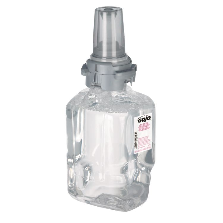 Clear and Mild Foam Handwash Refill, For ADX-7 Dispenser, Fragrance-Free, 700 mL, 4/Carton