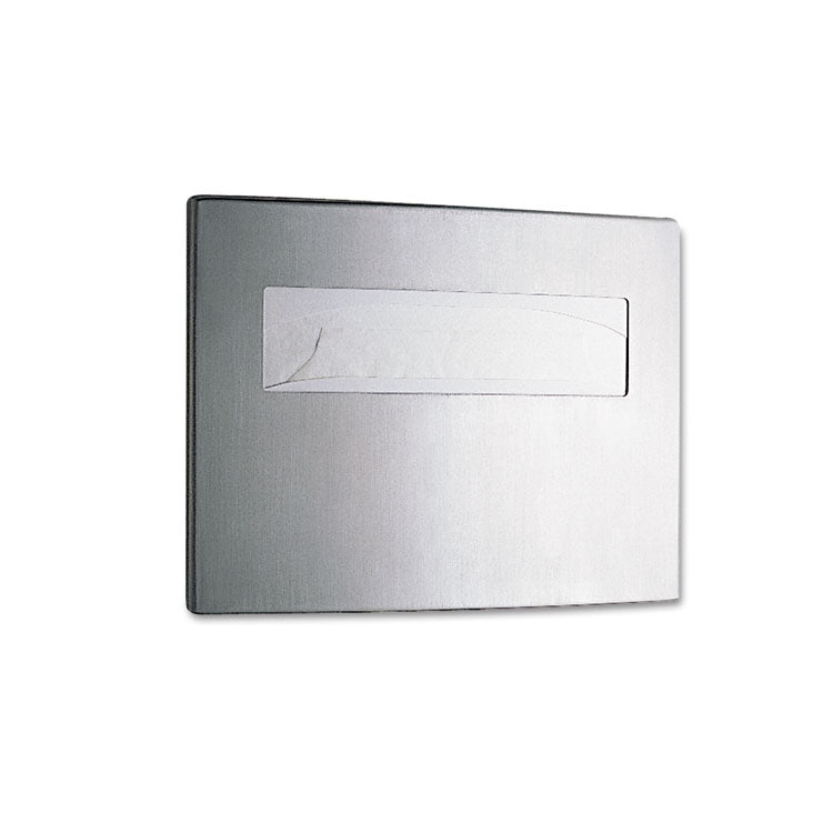 Stainless Steel Toilet Seat Cover Dispenser, ConturaSeries, 15.75 x 2.25 x 11.25, Satin Finish