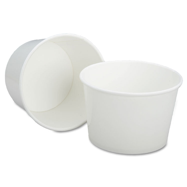 7350002900586, SKILCRAFT Hot Beverage Cups, Squat, 16 oz, Paper, White, 500/Box