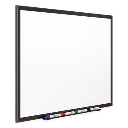 Classic Series Porcelain Magnetic Dry Erase Board, 60" x 36", White Surface, Black Aluminum Frame